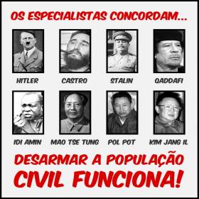  A real intenção do desarmamento por: Allan, Bené, Olavo, Bolsonaro e Paulo Eduardo Martins 