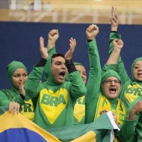 Chapolins Brasileiros assistem aos jogos Panamericanos e são destaque
