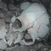 Descoberto crânio de sacrifício humano asteca (com video)