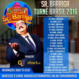 Edgar Vivar, o Seu Barriga, está fazendo nova turnê no Brasil