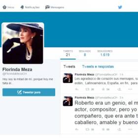 Florinda Meza abre conta no Twitter
