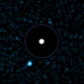 Imagem: fraco exoplaneta azul