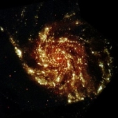 Imagem: galáxia dourada