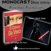 Quer ganhar uma edição do Código Da Vinci e um pôster do Darth Vader?